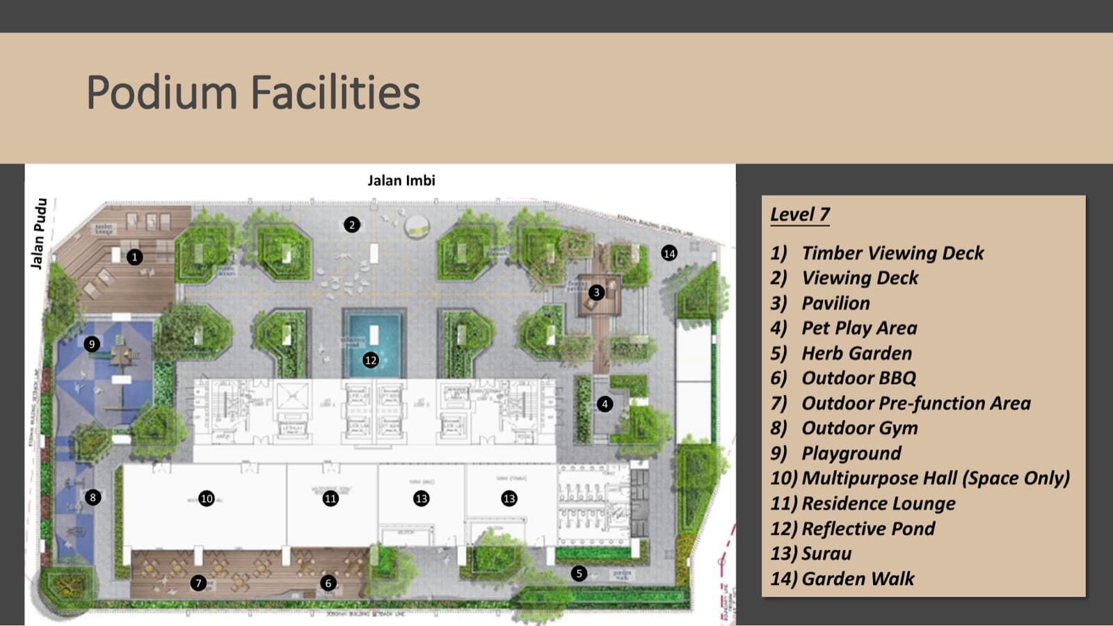 Times Square 2 Level 7 facilities deck plan
