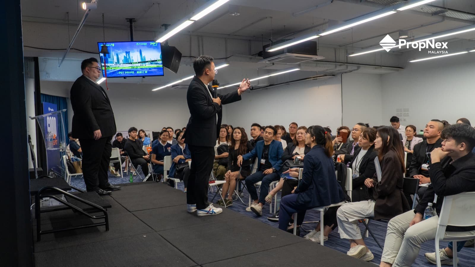 Jacob Ong teaching a full room at PPT Prime, June 2026